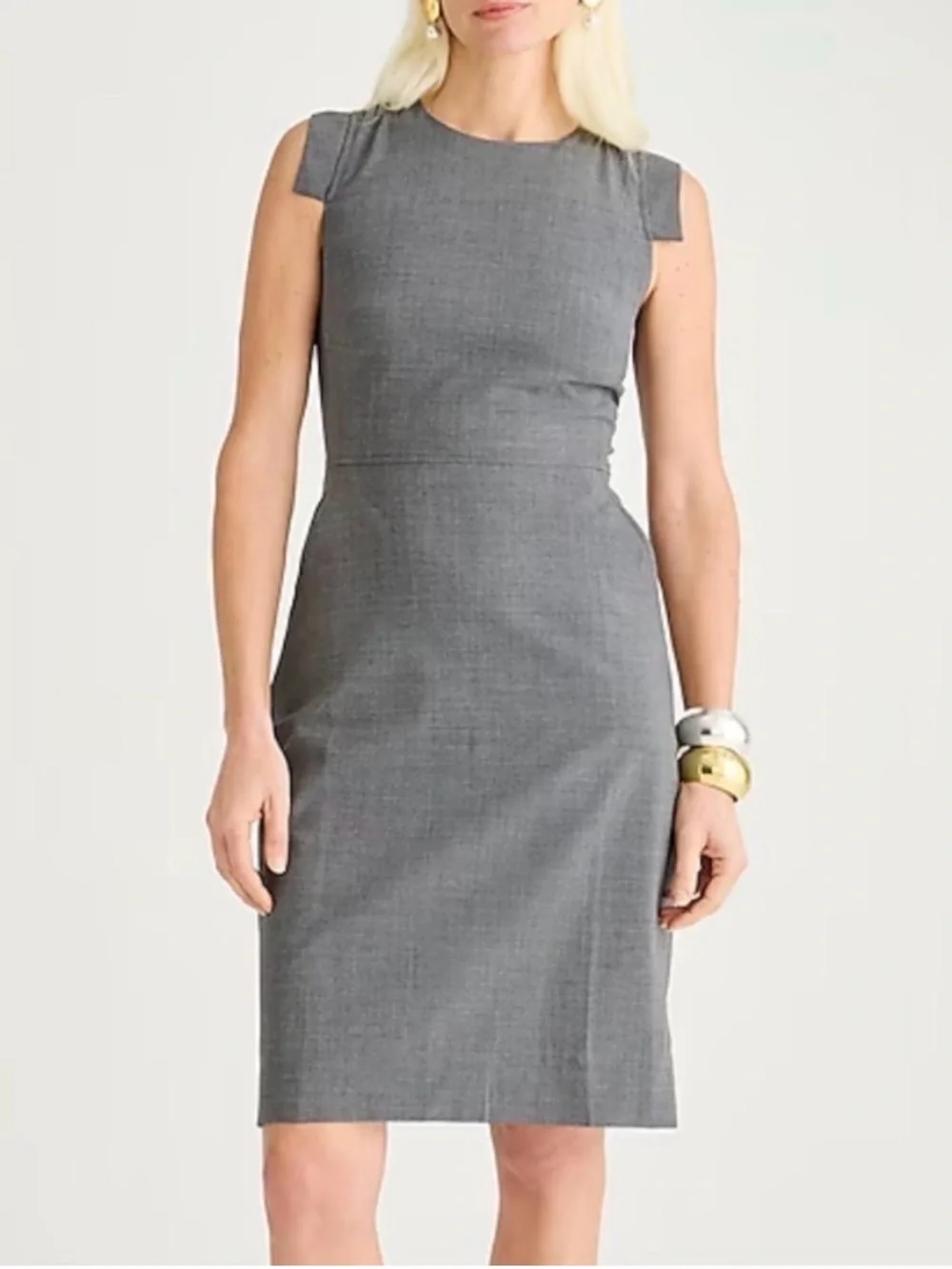 🆕 J. Crew Heather Gray Resume Dress Size 000